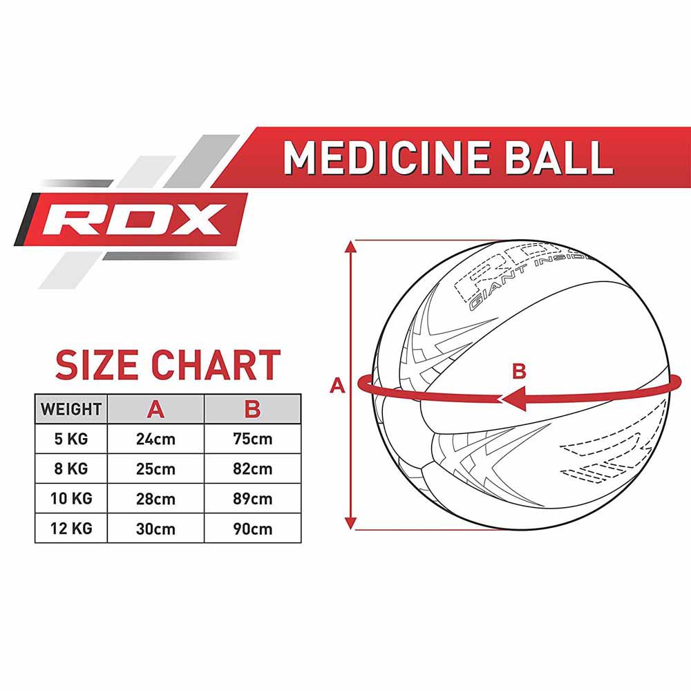RDX Sports Médicine Ball Lourd 10kg