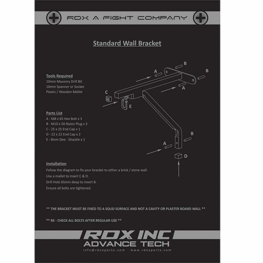 RDX Sports RDX X1 Soporte De Pared De Acero