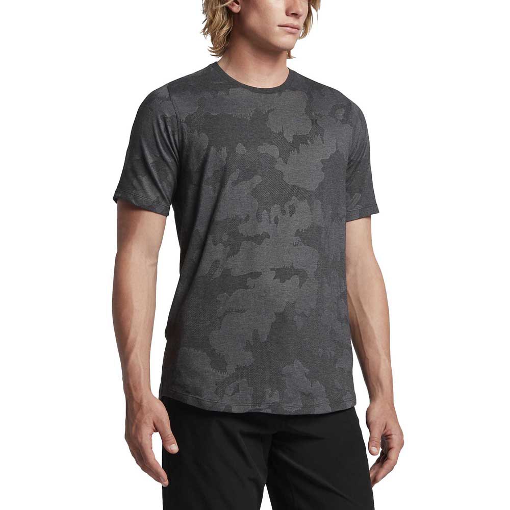 Hurley Camiseta Manga Dri-Fit Camo Negro | Xtremeinn