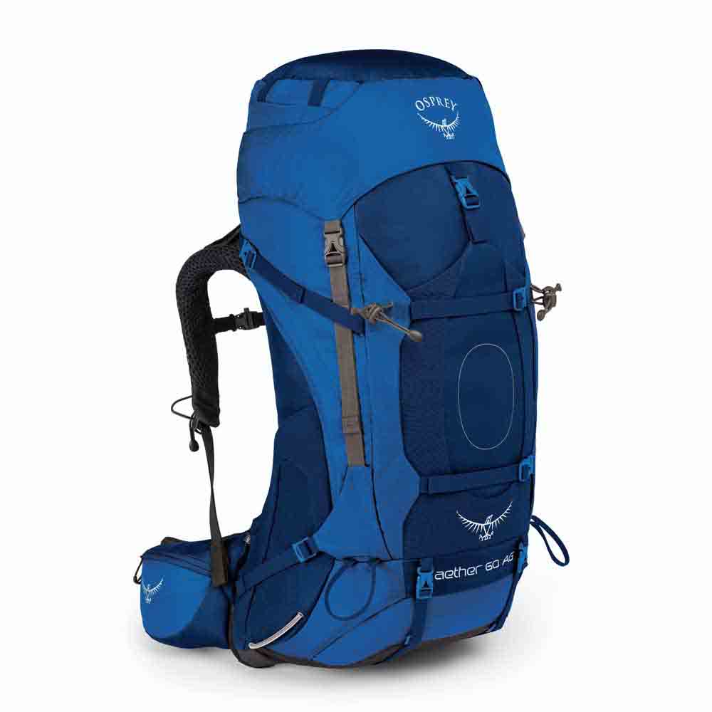 Verliefd merk op daar ben ik het mee eens Osprey Aether AG 60L Backpack Blue | Trekkinn