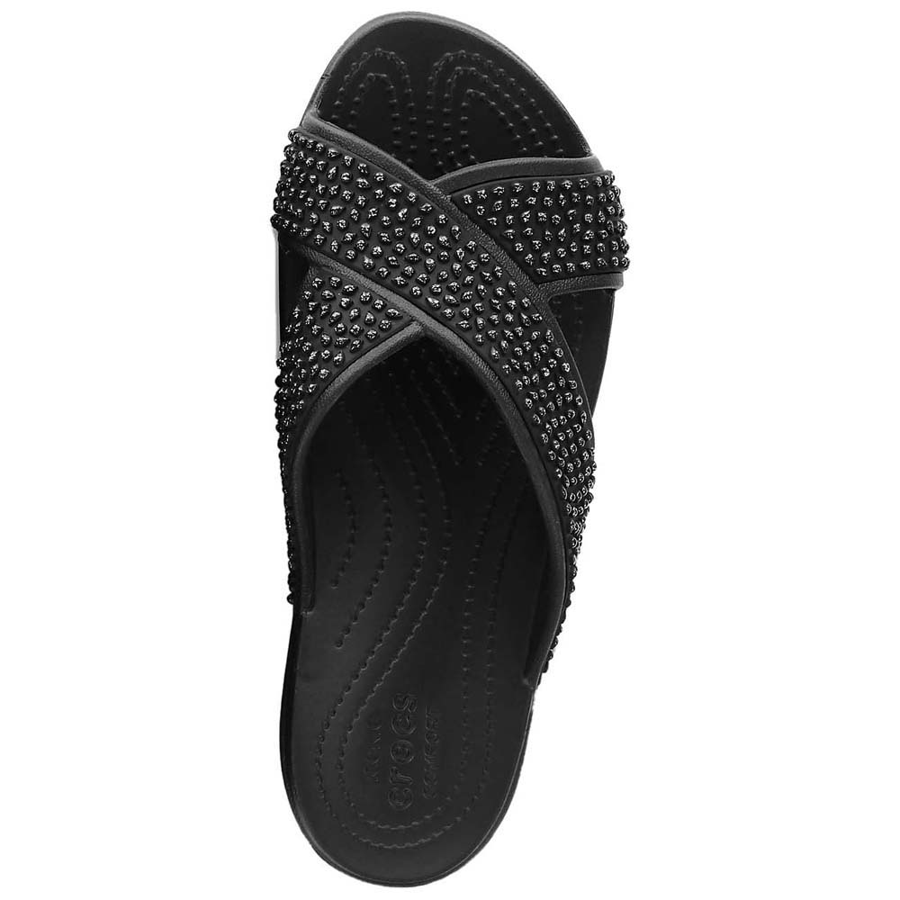 Crocs Sloane Embellished X Strap Flip Flops