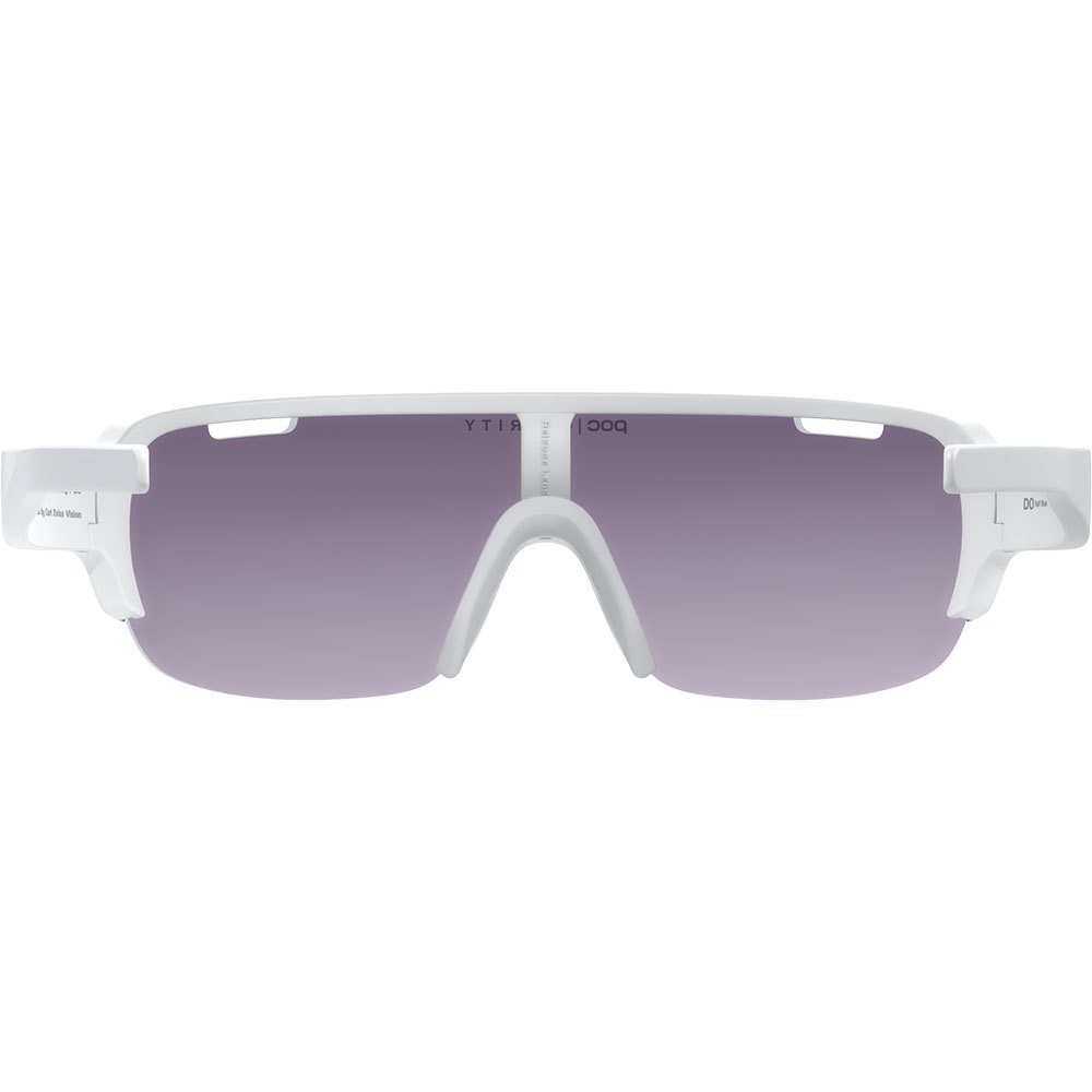 POC DO Half Blade Cycling Sunglasses Hydrogen White w/ Violet Silver Lens 