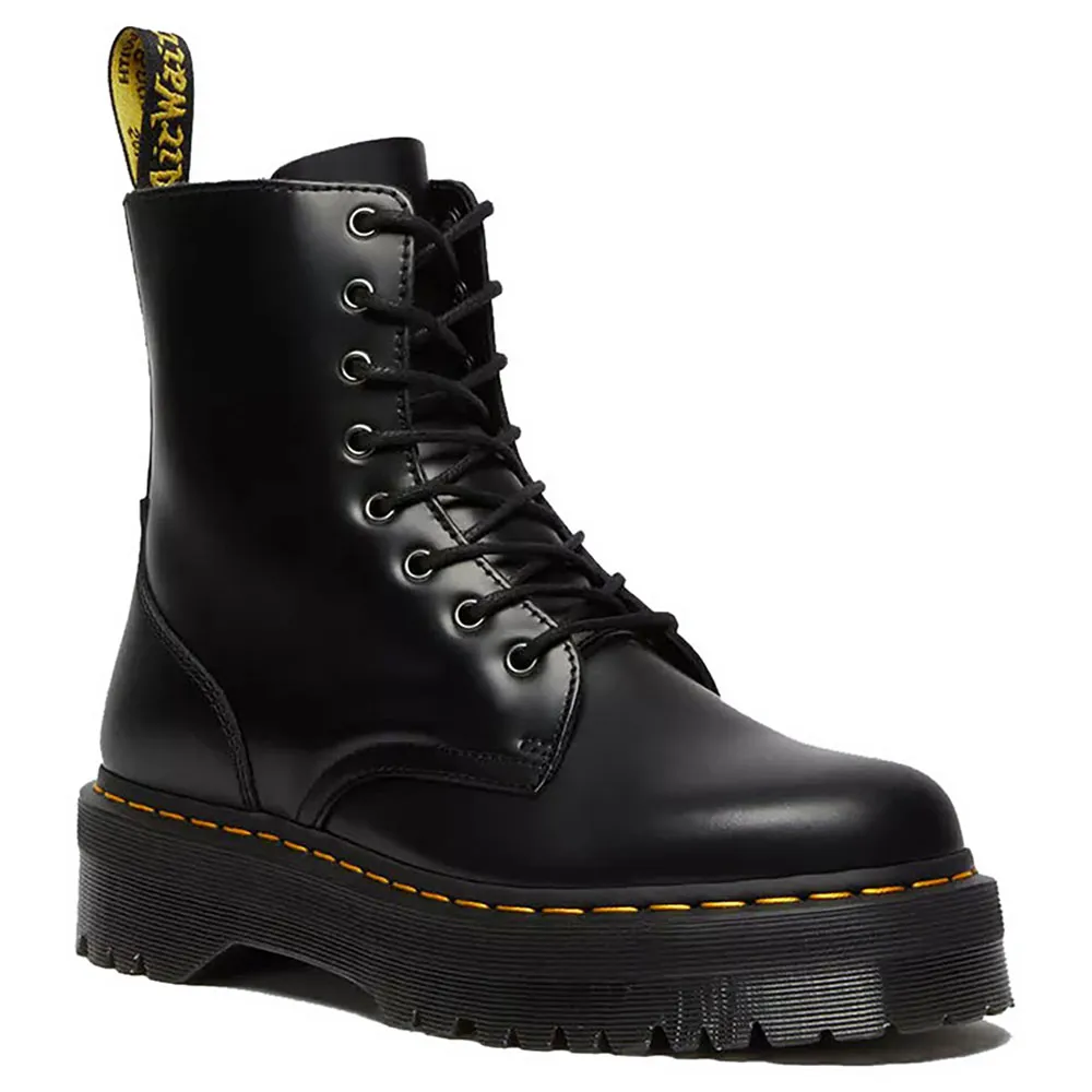 Dr martens Jadon Polished Smooth boots Black | Dressinn display picture 1