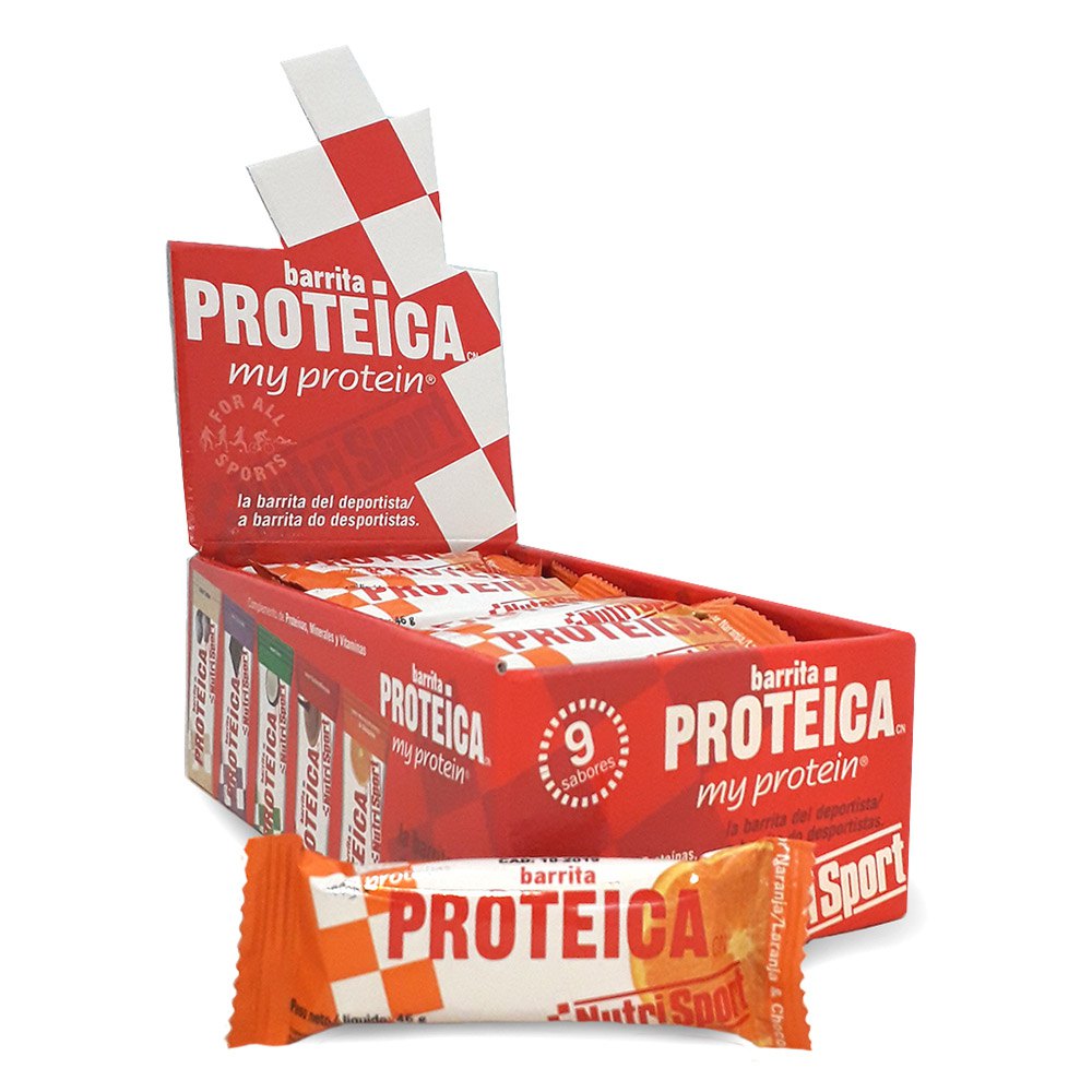 nutrisport-proteina-24-unita-arancia-energia-barre-scatola