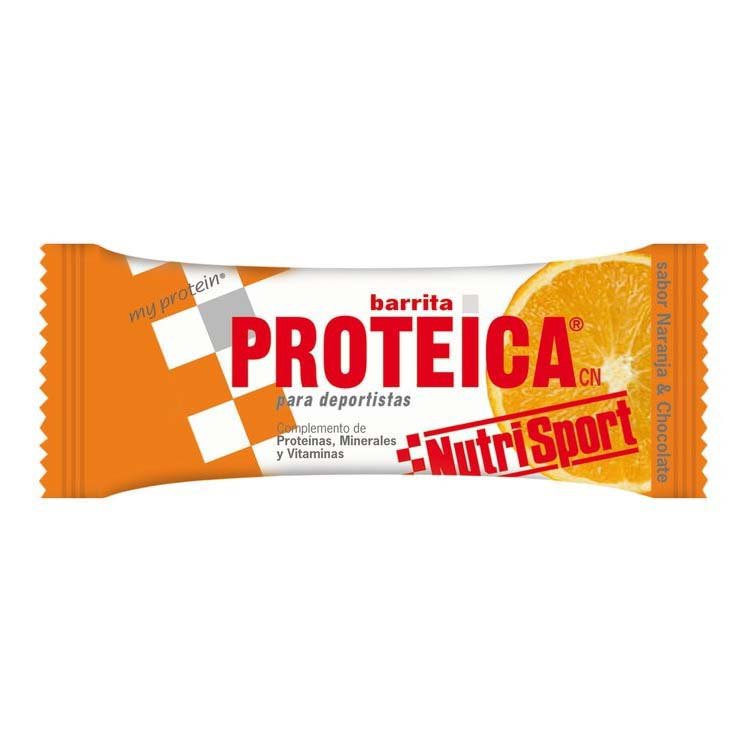 Nutrisport Protein 24 Enheder Orange Energi Barer Boks