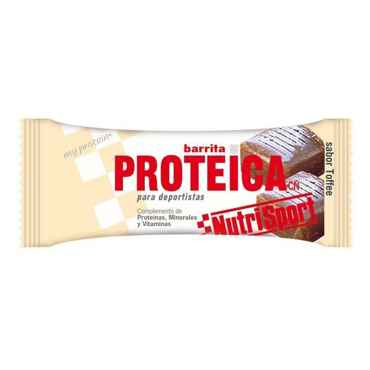 Nutrisport Protein 24 Enheder Toffee Energi Barer Boks