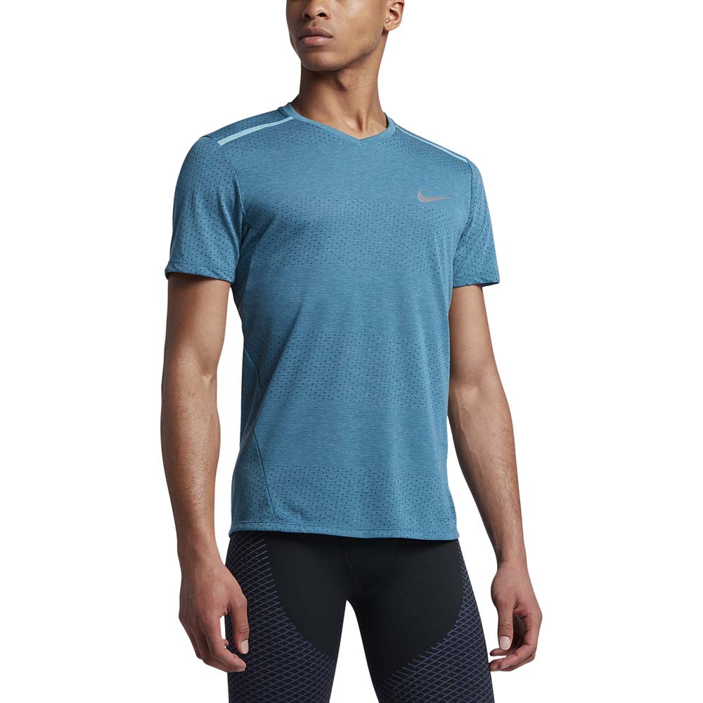 Nike Breathe Tailwind T-Shirt Blue| Runnerinn