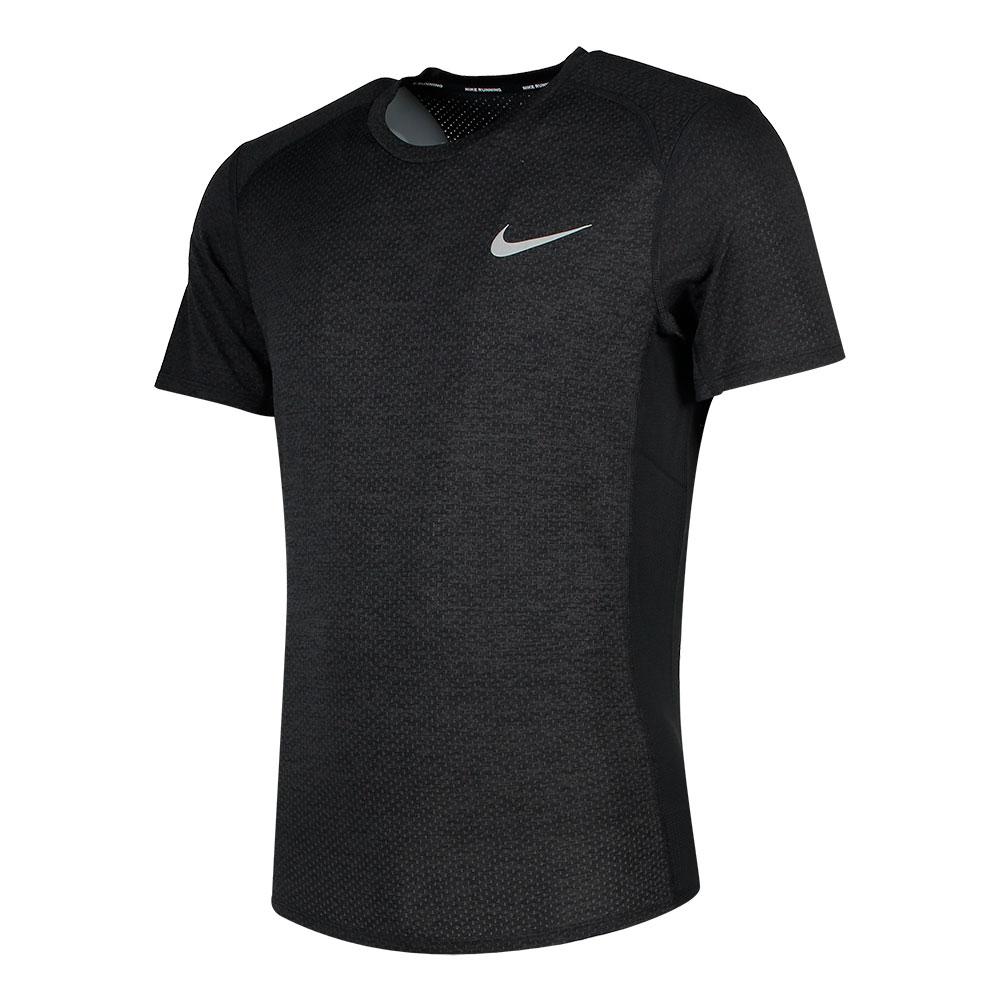 Uitputting elegant spiegel Nike Dry Miler TopCool Short Sleeve T-Shirt Black | Runnerinn
