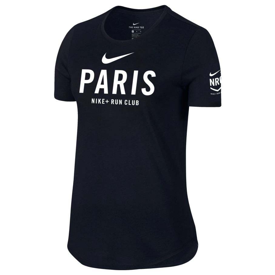 Persona a cargo del juego deportivo Preocupado Generalizar Nike Dry Double Paris Short Sleeve T-Shirt Black | Runnerinn