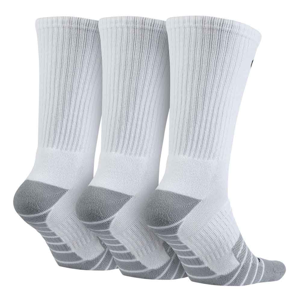 Zonder elegant ongebruikt Nike Everyday Crew Max Cushion Socks 3 Pairs White | Traininn
