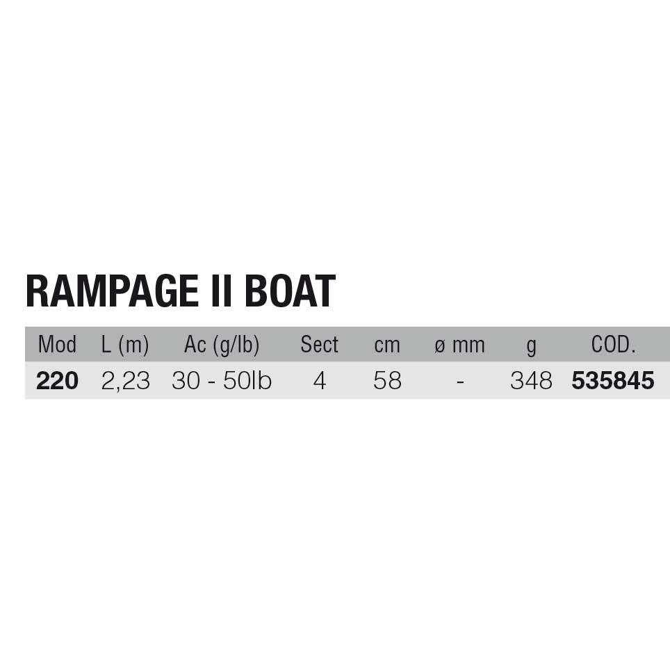 PENN Canna Pesca A Fondo Rampage II Boat