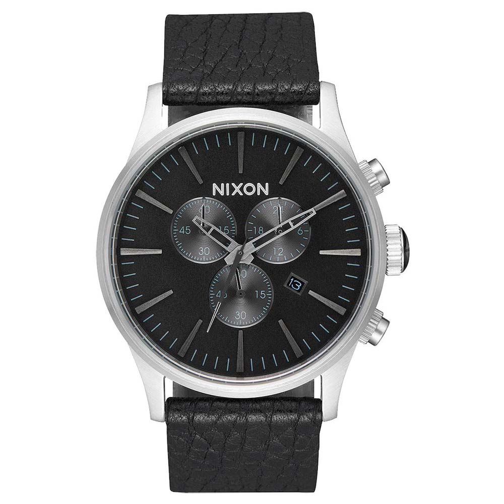 nixon-sentry-chrono-leather-klok