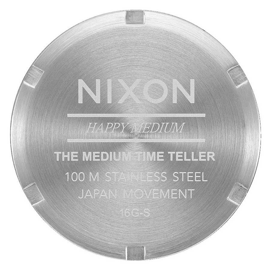 Nixon Medium Time Teller Leather Watch