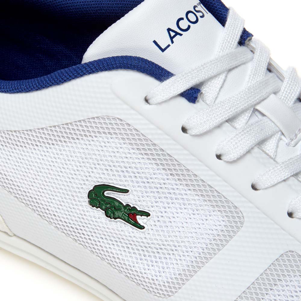 Lacoste Men Sneaker MISANO IN WHT/BLK $109.00 FREE SHIPPING 