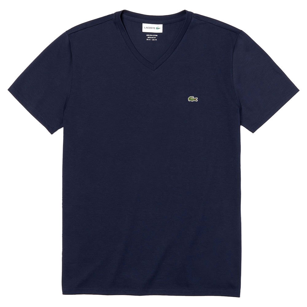 Lacoste V-Neck Pima Cotton T-shirt med korta ärmar