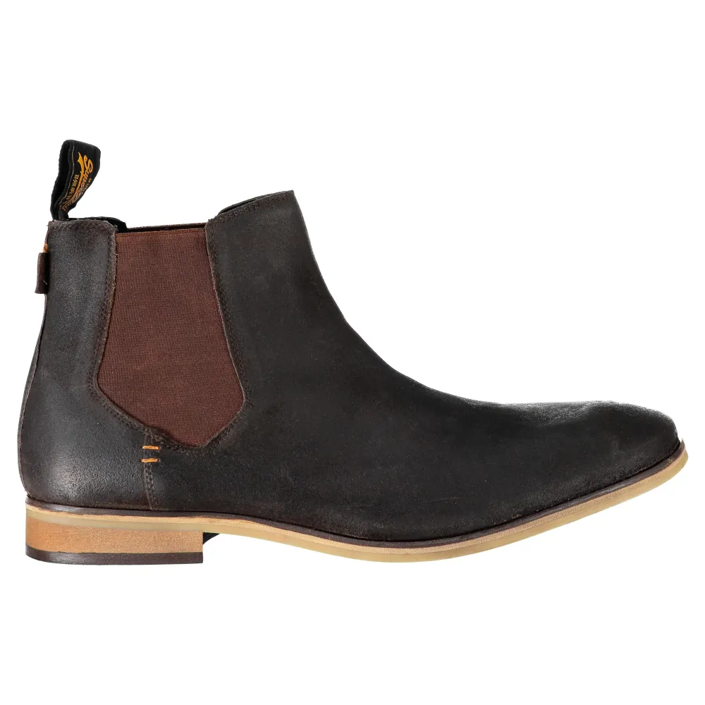 Superdry Meteor Boots Men\'s 8 Black Leather Chelsea Plain Toe Dress Moto Pull On Superdry PREMIUM METEOR CHELSEA BOOT Boots For Men - Buy  main image 3