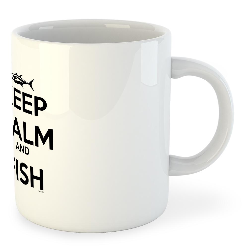 Kruskis Keep Calm and Fish Mug 325ml