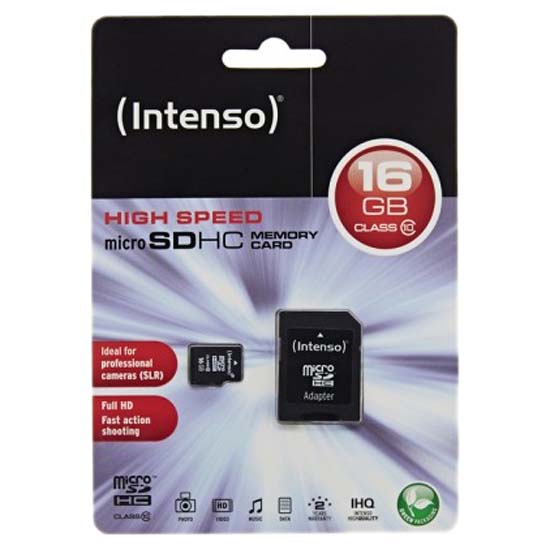 Intenso マイクロSDメモリーカード Class 10 16GB