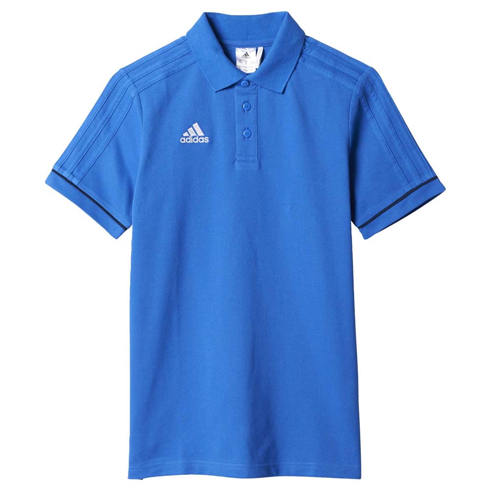 glimt Mysterium Souvenir adidas Tiro 17 Cotton Short Sleeve Polo Shirt Blue | Kidinn