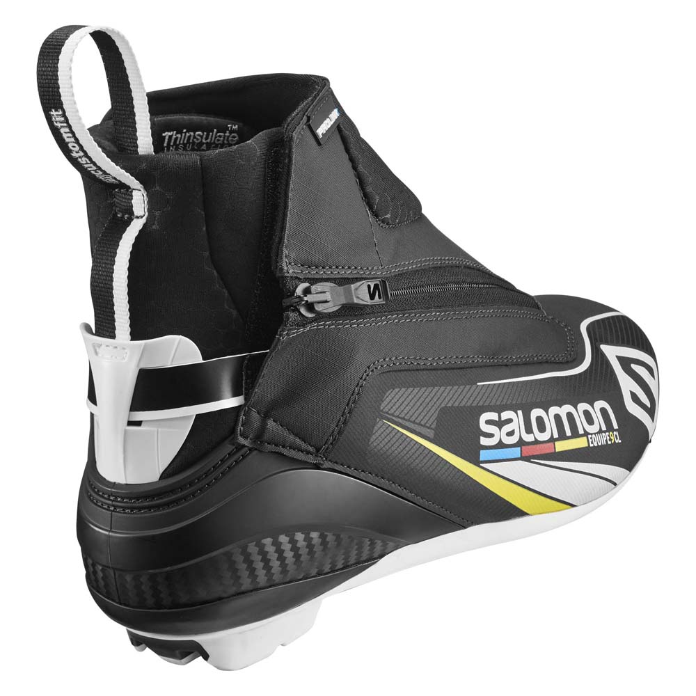 bandera Cava Transporte Salomon Equipe 9 Classic Prolink Nordic Ski Boots Black | Snowinn