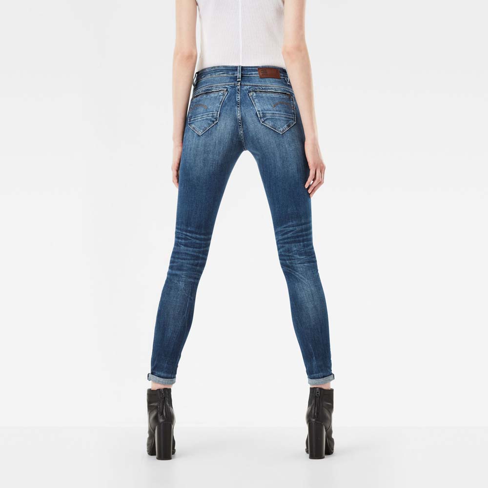 G-Star Jeans Midge Zip Mid Waist Skinny