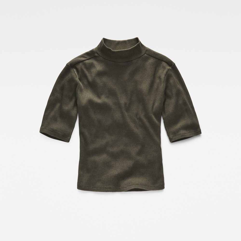 g-star-xinva-slim-cropped-funnel-plated-2x2-rib-od-kurzarm-t-shirt
