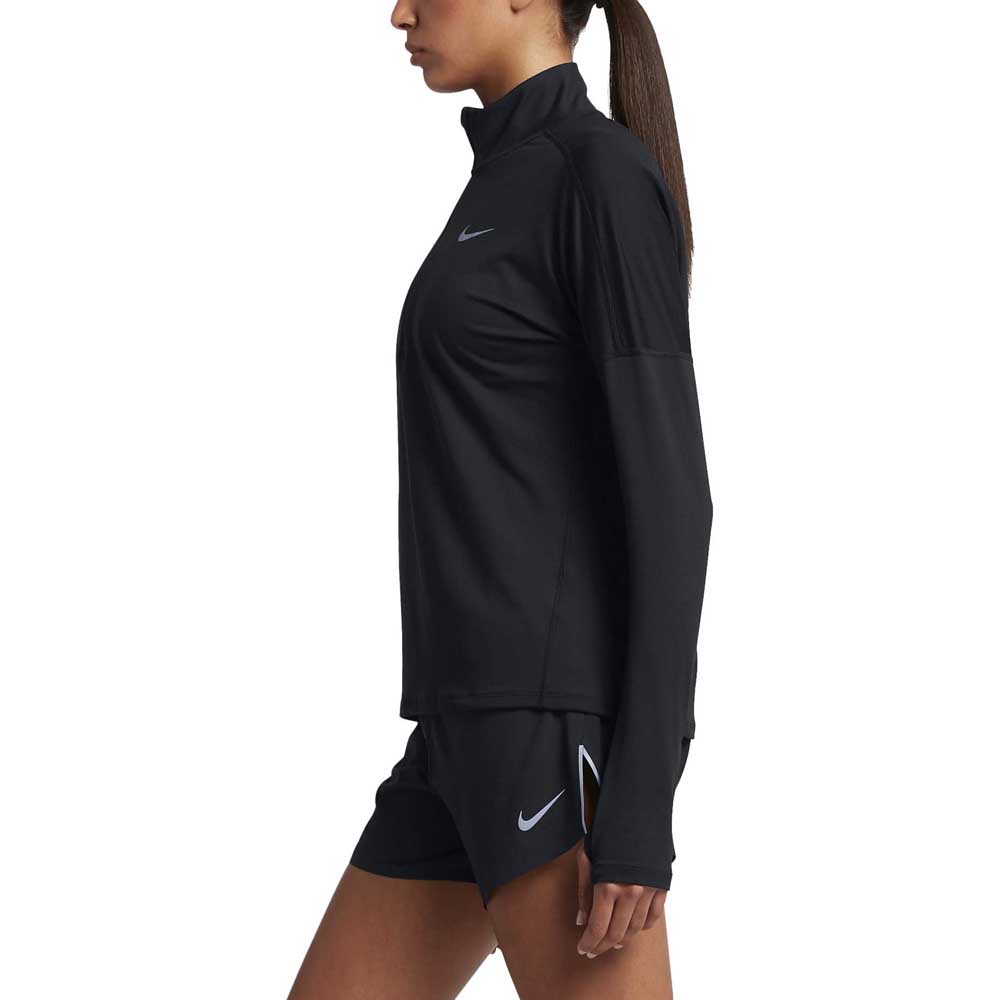 Nike Dry ElemenHalf Zip Long Sleeve T-Shirt