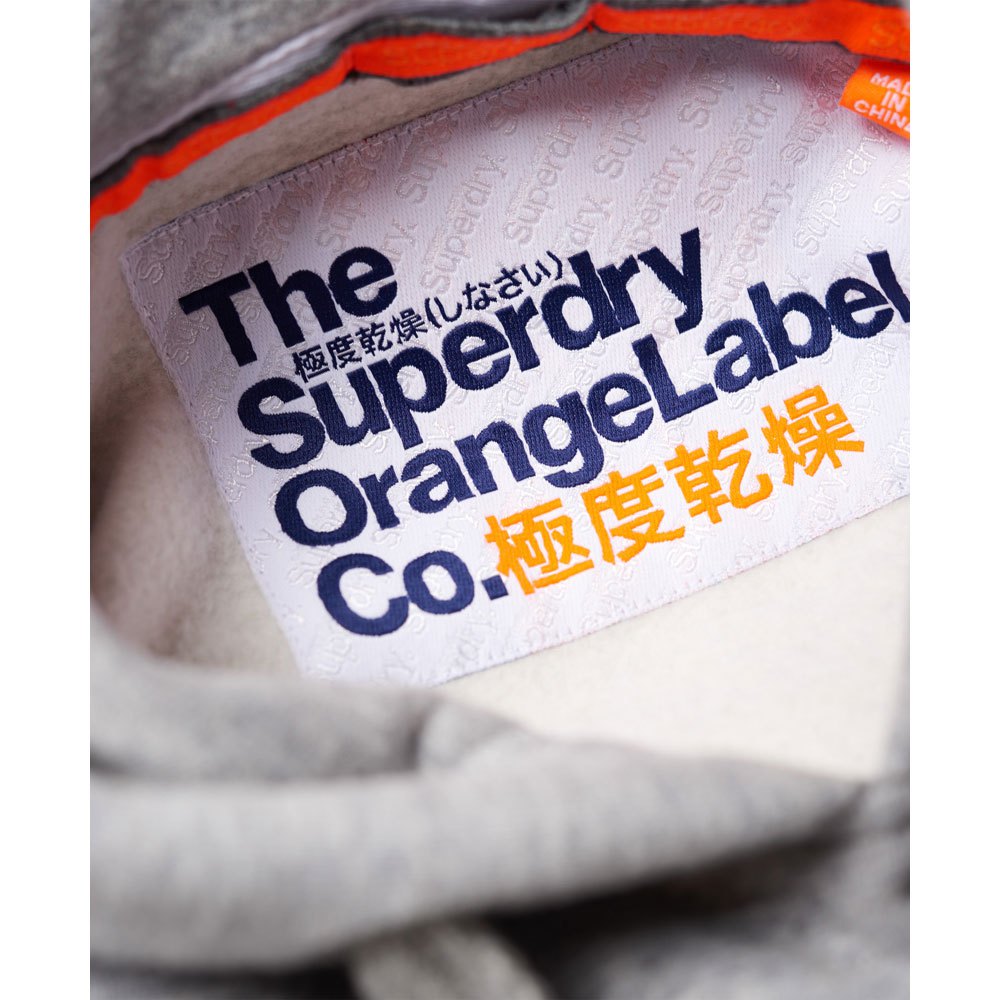 Superdry Sudadera Con Cremallera Orange Label