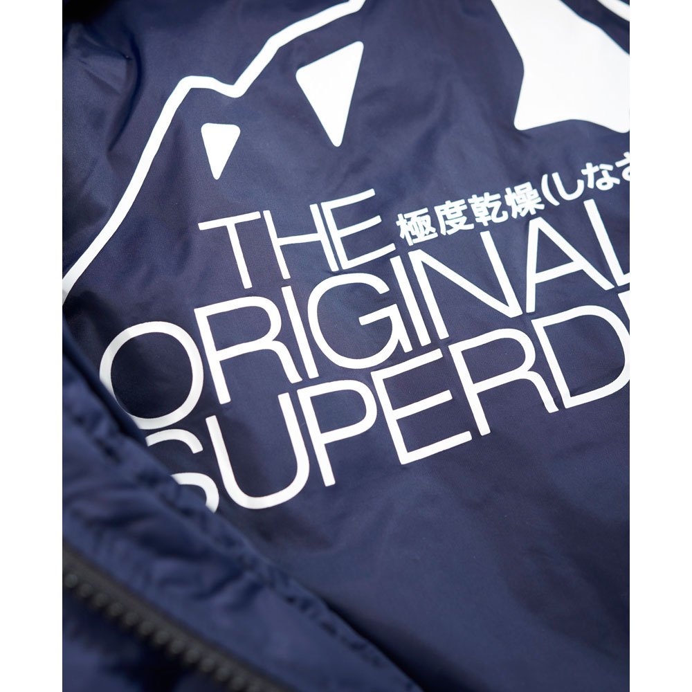 Superdry Abrigo Hooded Box Quilt Fuji