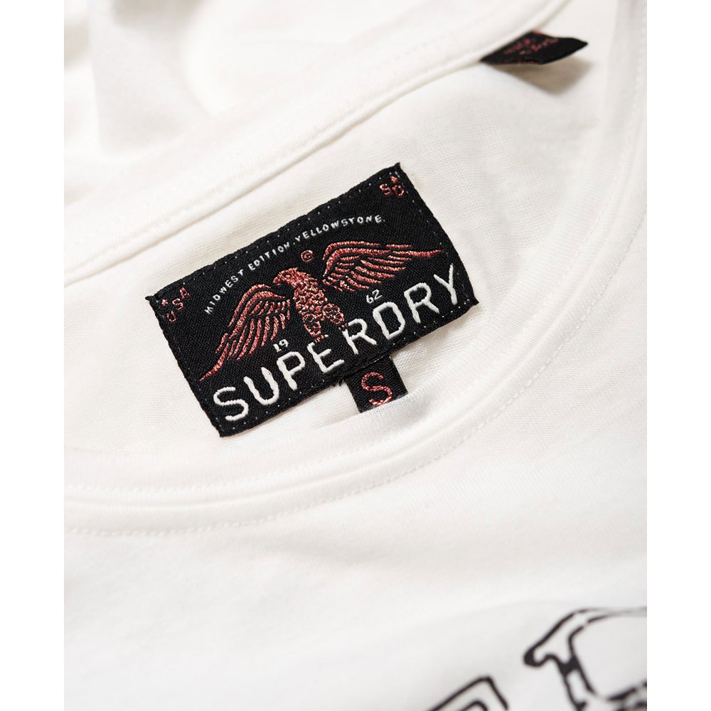 Superdry Midwest Cut Sleeve Short Sleeve T-Shirt