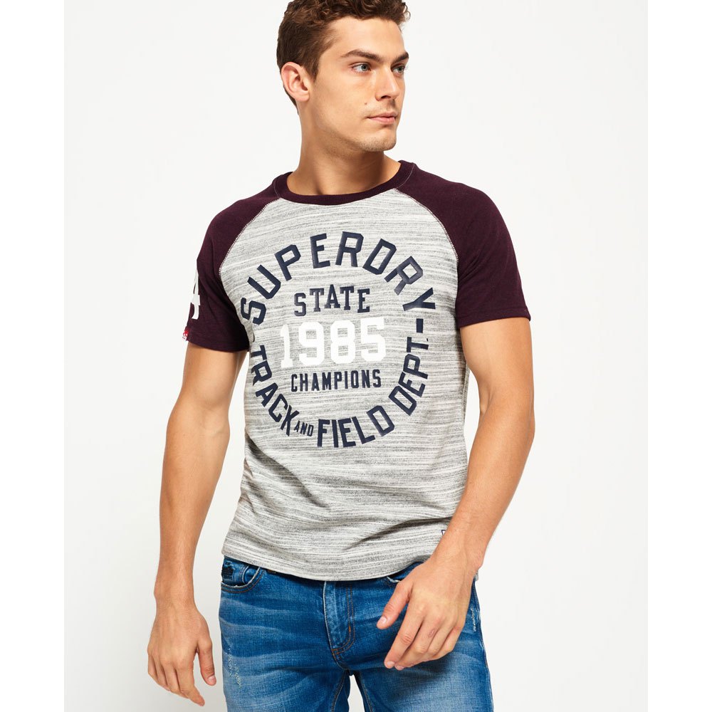 Superdry Trackster Baseball Kurzarm T-Shirt