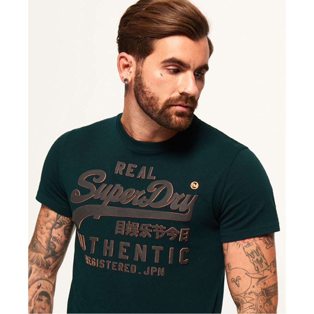 Superdry Vintage Logo Authentic Mono Short Sleeve T-Shirt