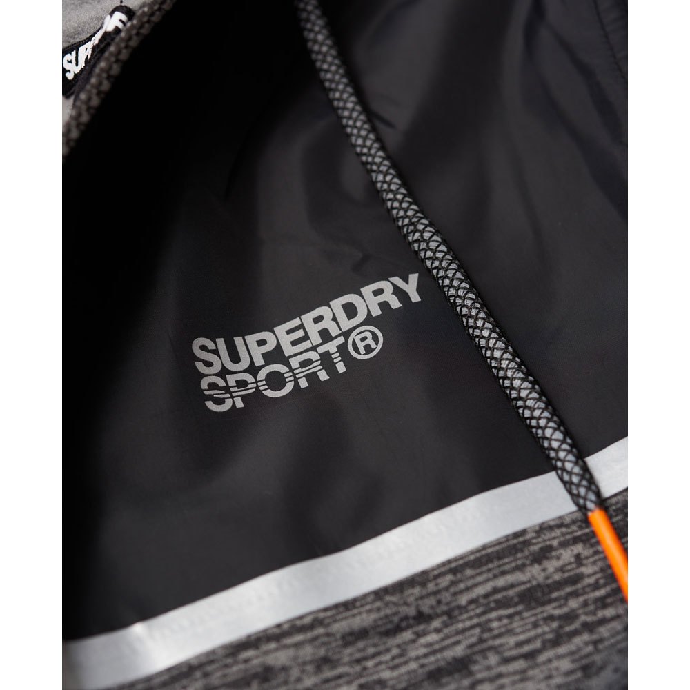Superdry Training Hybrid Through Sweater Met Ritssluiting