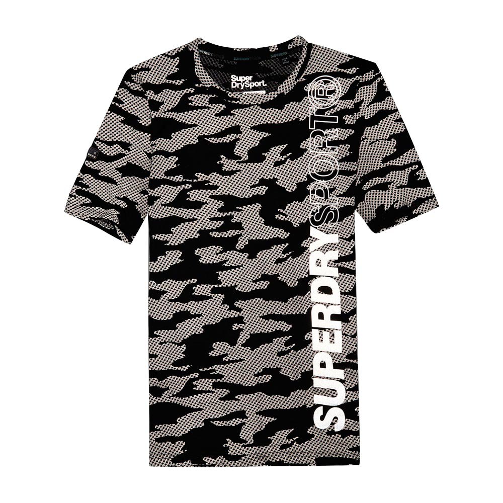Superdry Sport Athletic All Over Print Short Sleeve T-Shirt