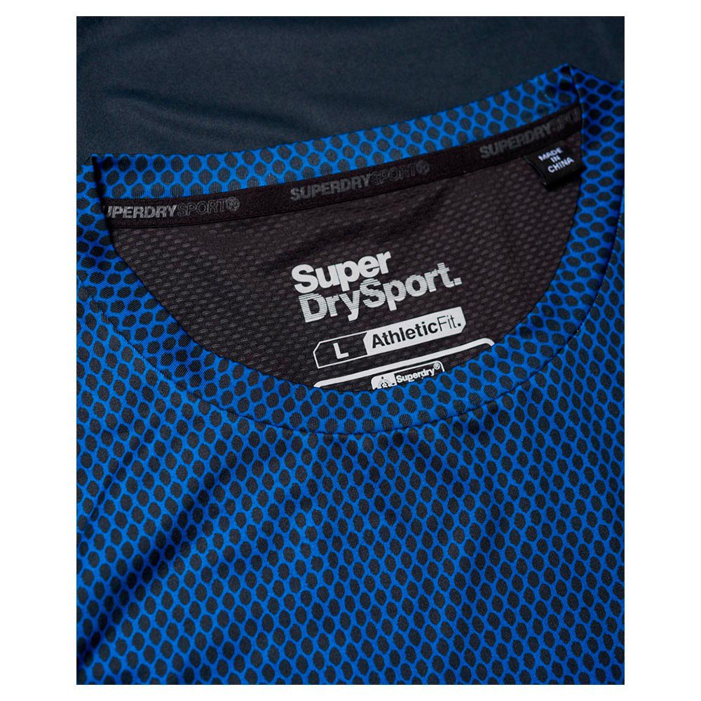 Superdry Sport Athletic All Over Print Korte Mouwen T-Shirt