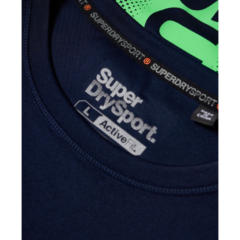 Superdry Sport Active Halftone Short Sleeve T-Shirt