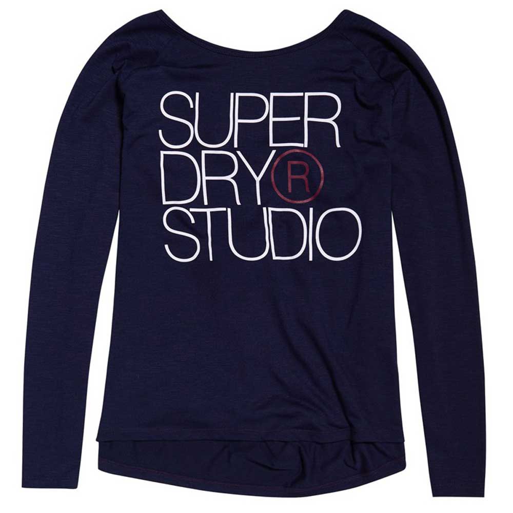 Superdry Langærmet T-shirt Studio Drape Back