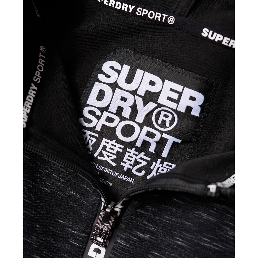 Superdry Sudadera Con Capucha Sport Gym Tech Luxe Crop