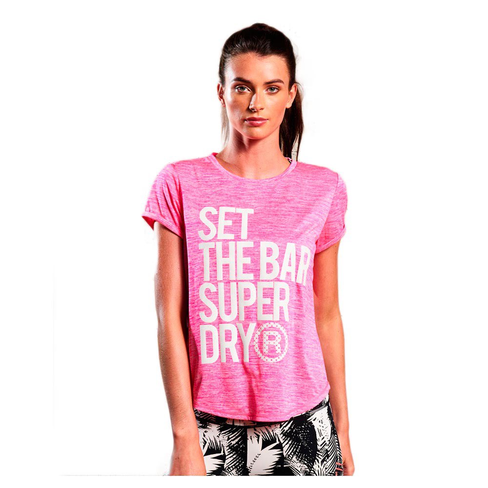helgen græsplæne omhyggelig Superdry Sport Fitspiration Sleeveless T-Shirt Pink | Traininn