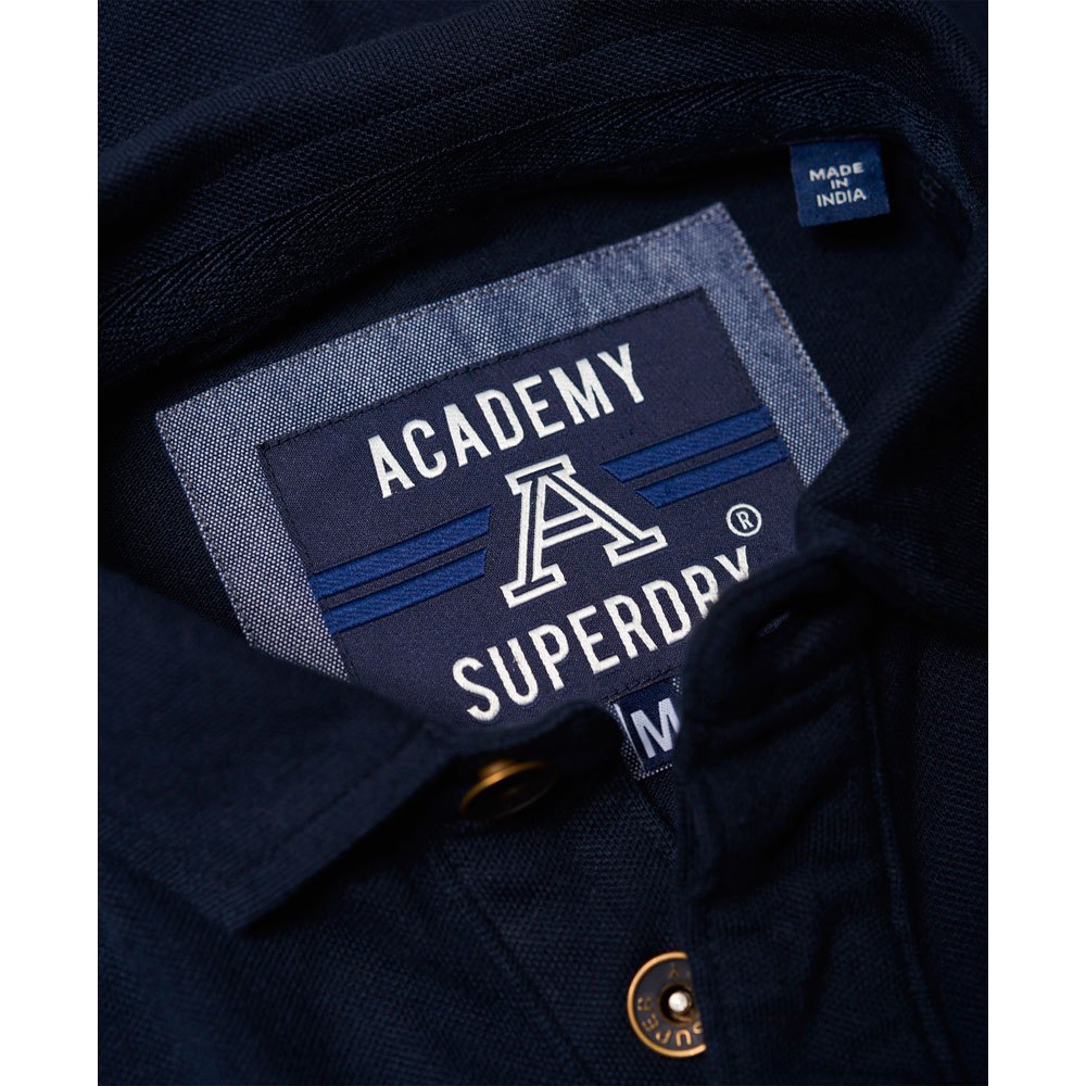 Superdry Academy Rugby Langarm Poloshirt