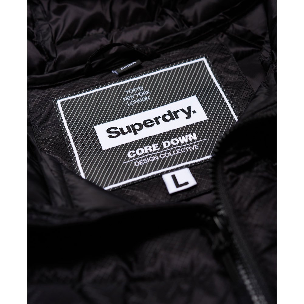 Superdry Micro Quilt Down Hooded Coat
