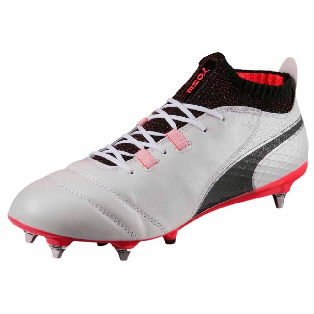Una herramienta central que juega un papel importante. Creyente longitud Puma One 17.1 Mix SG Football Boots White | Goalinn