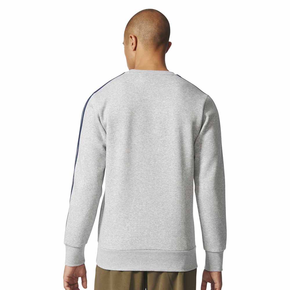 adidas 3 Stripes Crew Fleece Sweatshirt
