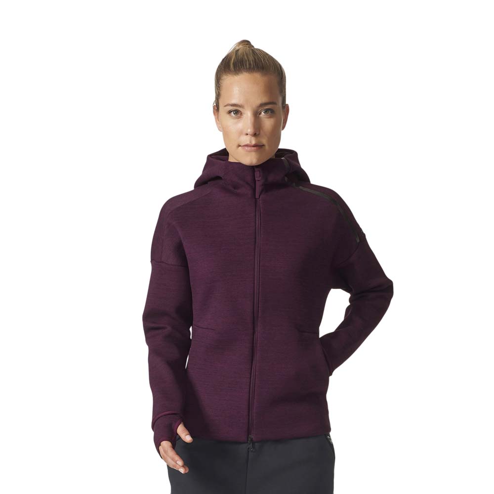 Confront adjacent You're welcome adidas ZNE Storm Heathered Hooded Purple | Runnerinn