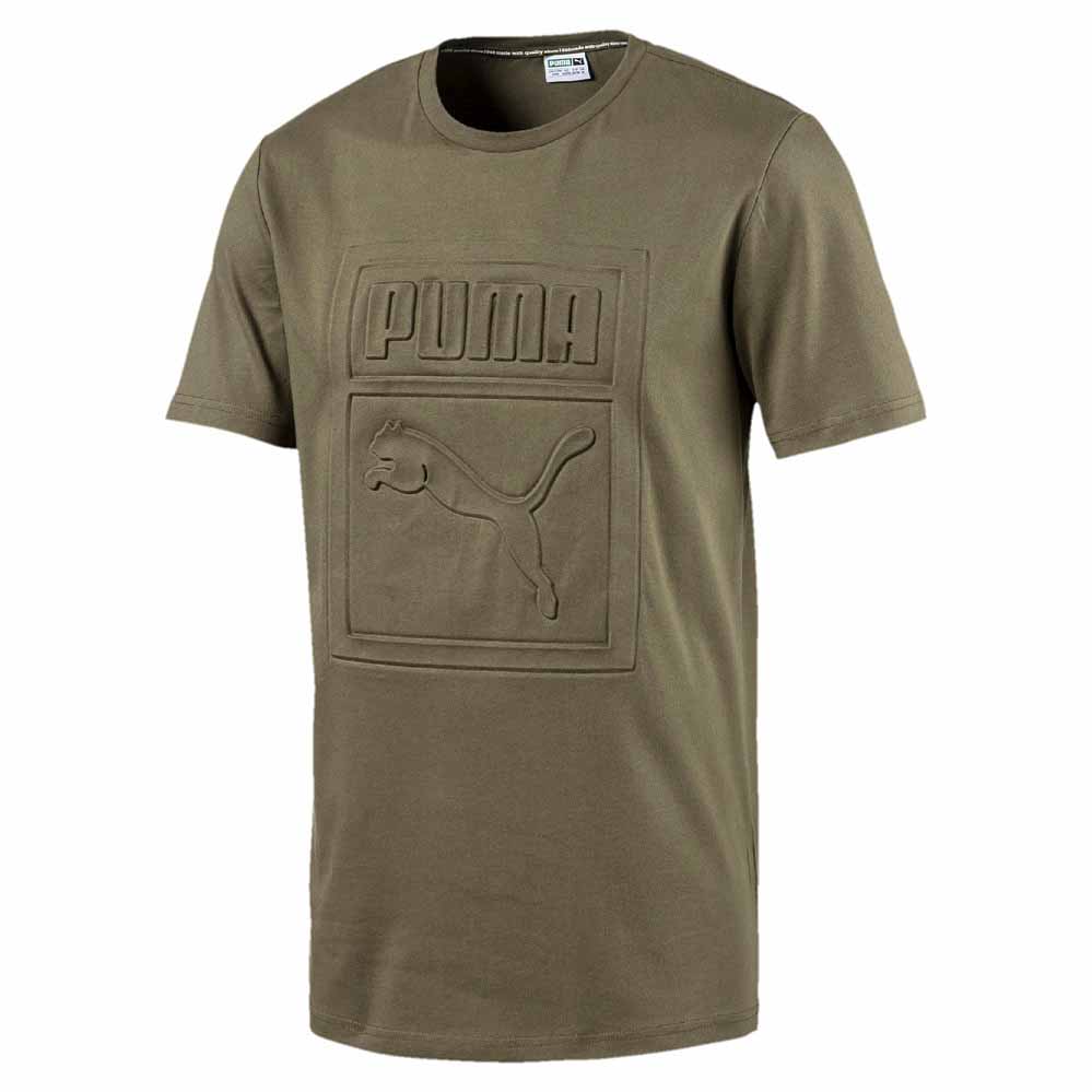 puma-t-shirt-manche-courte-archive-embossed-logo