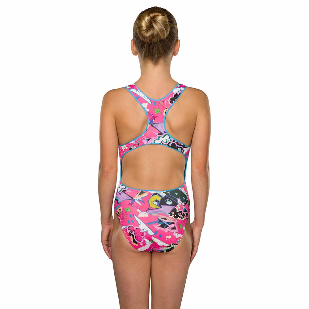 Maru Sribble Pacer Rave Back Swimsuit