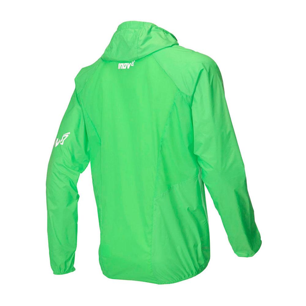 Inov8 Mens Windshell Full Zip Jacket Top Green Sports Running Windproof 