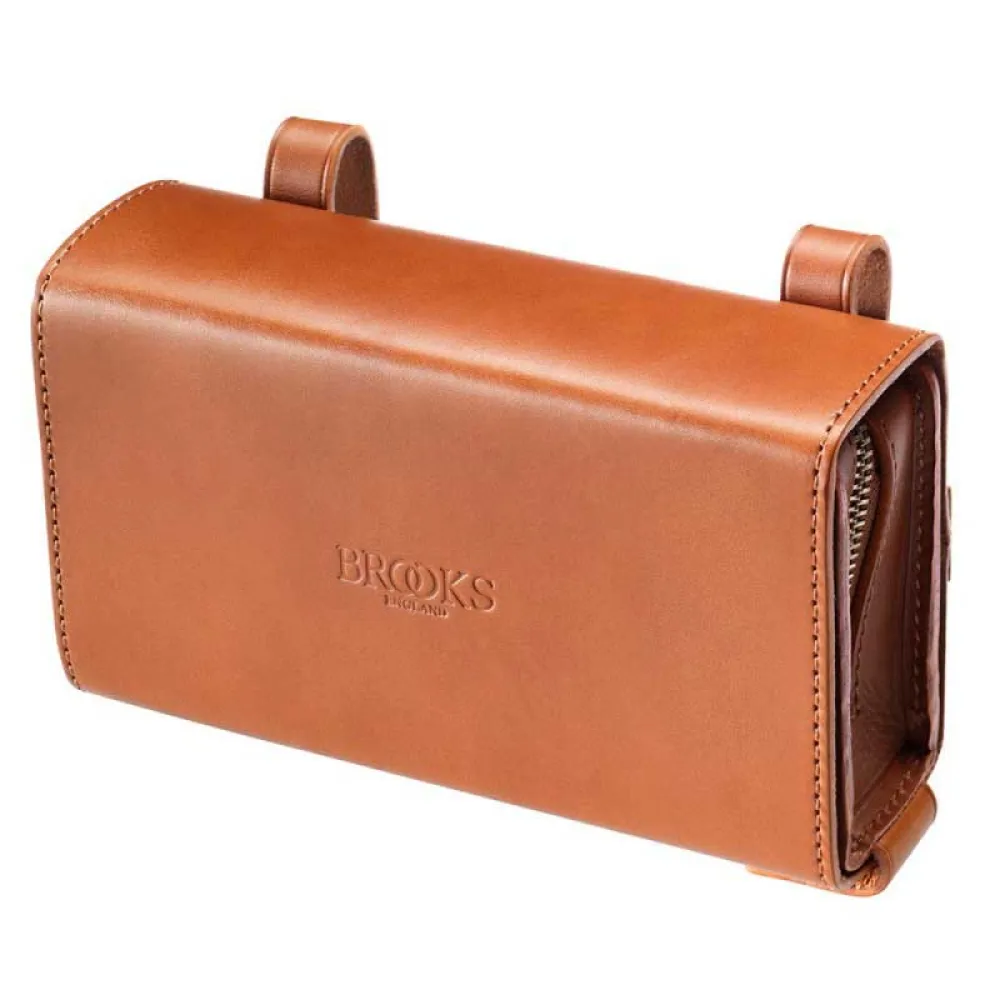 Brooks england D-Shaped saddle bag, Brown | Bikeinn