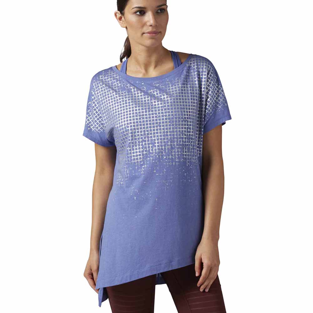 Reebok Grid Print Short Sleeve T-Shirt