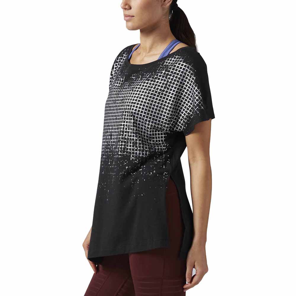 Reebok Grid Print Short Sleeve T-Shirt
